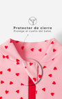 Vestido de Baño Rosado Estampado para Bebé Niña