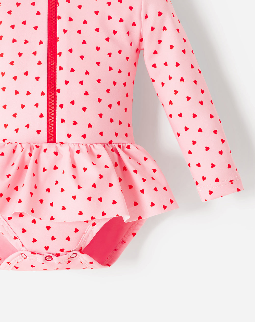 Vestido de Baño Rosado Estampado para Bebé Niña