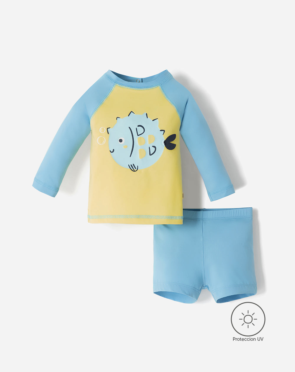 Traje de Baño Babyfresh Protección UV Estampado para Bebé Niño