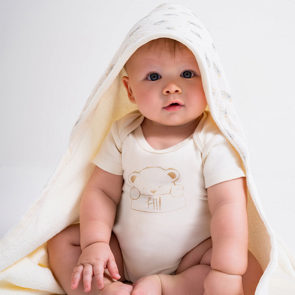 Toalla Babyfresh Tipo Delantal Algodón para Bebé