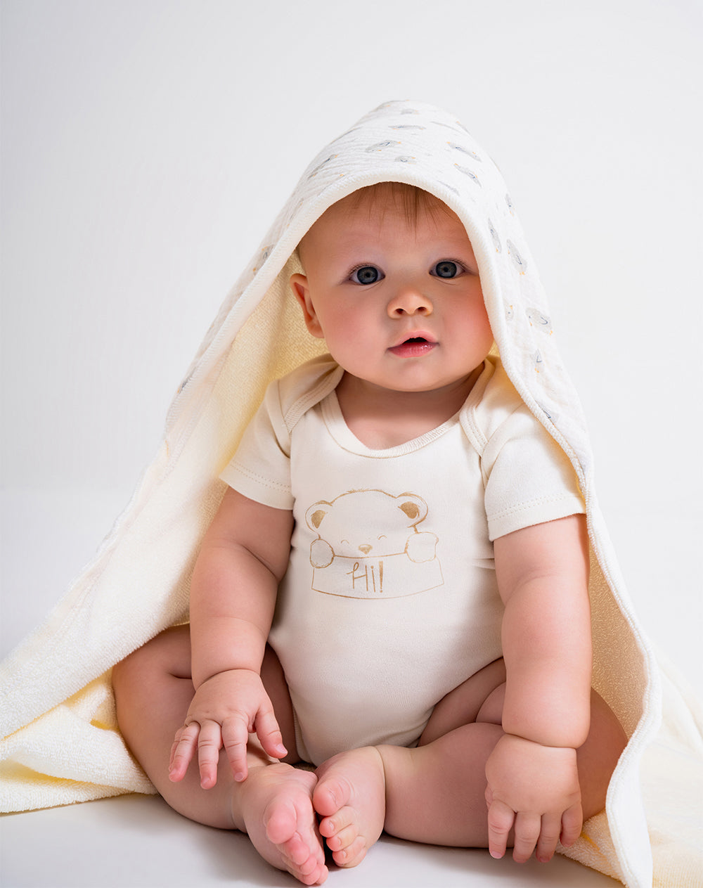 Toalla Babyfresh Tipo Delantal Algodón para Bebé
