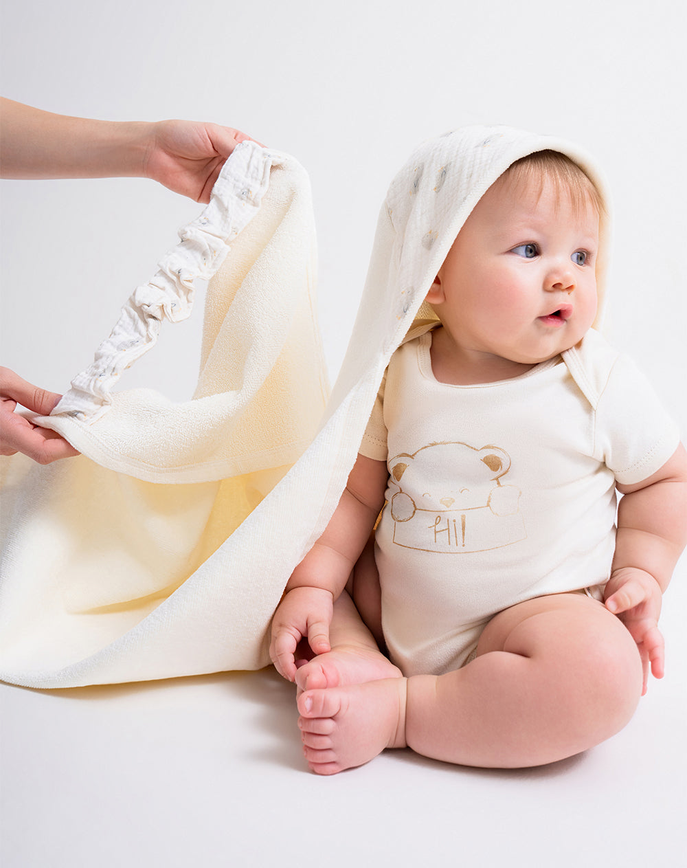 Toalla Babyfresh Tipo Delantal Algodón para Bebé