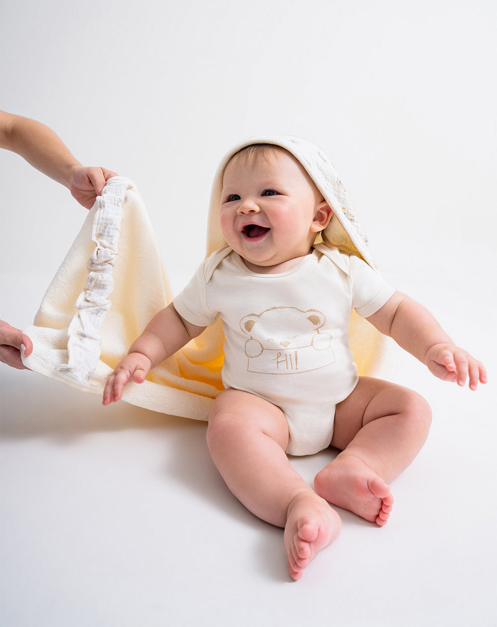 Toalla Babyfresh Tipo Delantal Algodón para Bebé