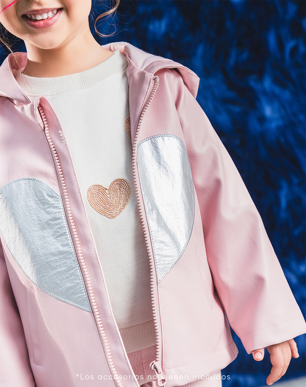 Chaqueta Babyfresh Gato con Capucha Rosada para Niña