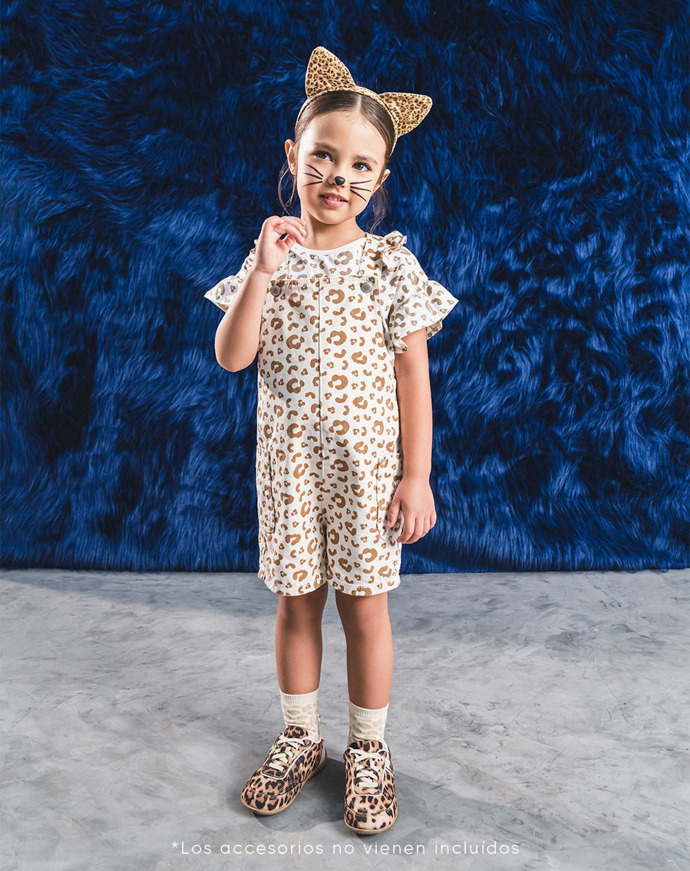 Overol Babyfresh Corto Estampado para Niña