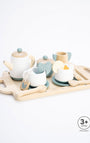 Juguete de Estimulación Set de Té Madera Unisex