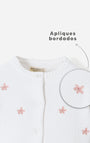 Buzo Babyfresh Tejido Apliques Bordados Blanco para Bebé Niña