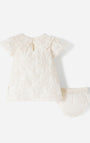 Conjunto Babyfresh Vestido con Bloomer Bordado para Bebé Niña