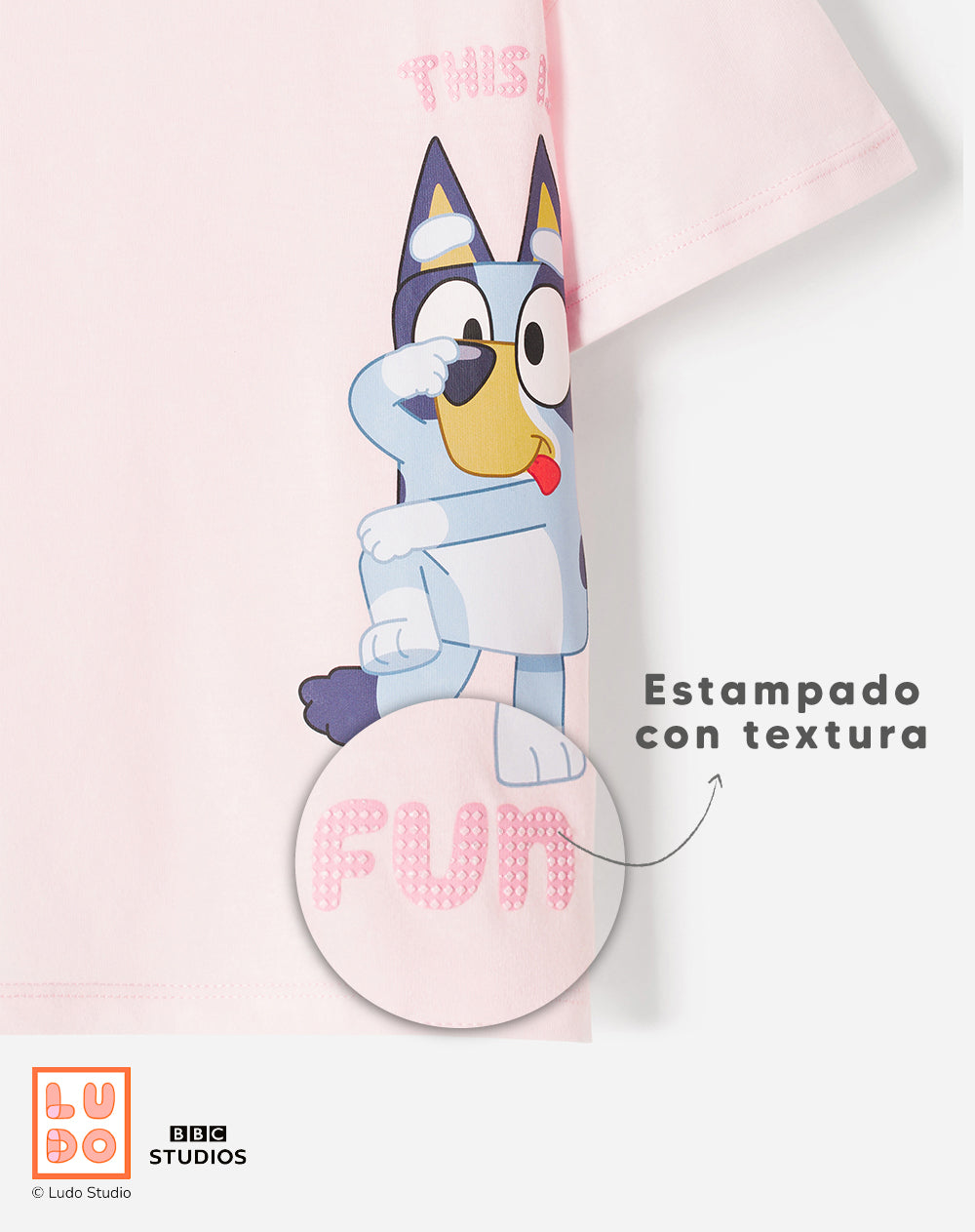 Camiseta Babyfresh Regular Bluey para Niña