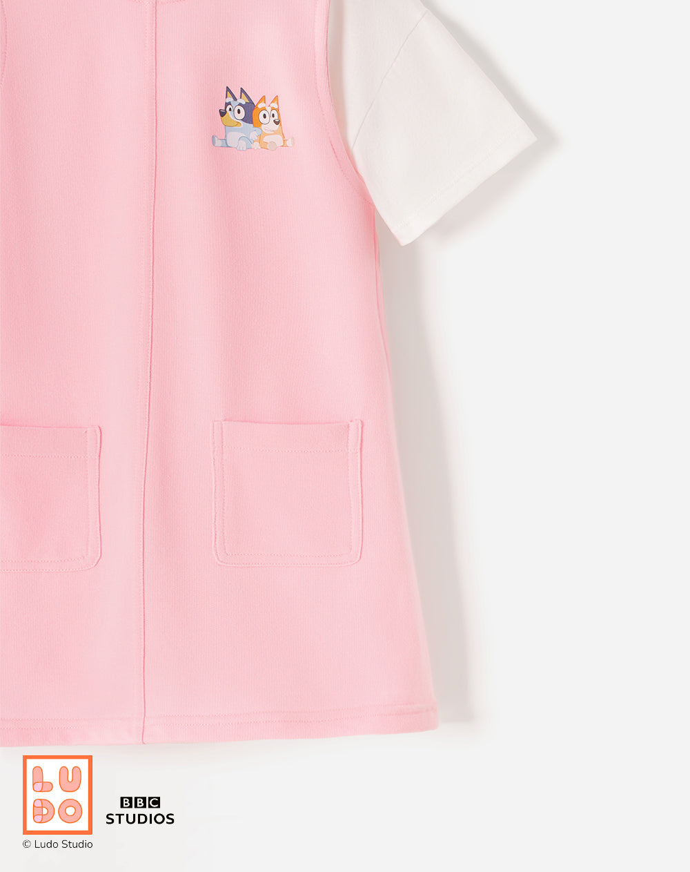 Conjunto Babyfresh Camiseta y Overol Bluey para Niña
