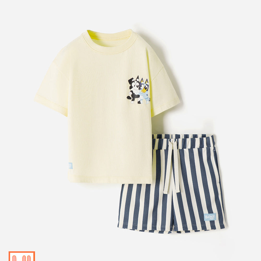 Conjunto Babyfresh Camiseta y Bermuda Bluey para Niños
