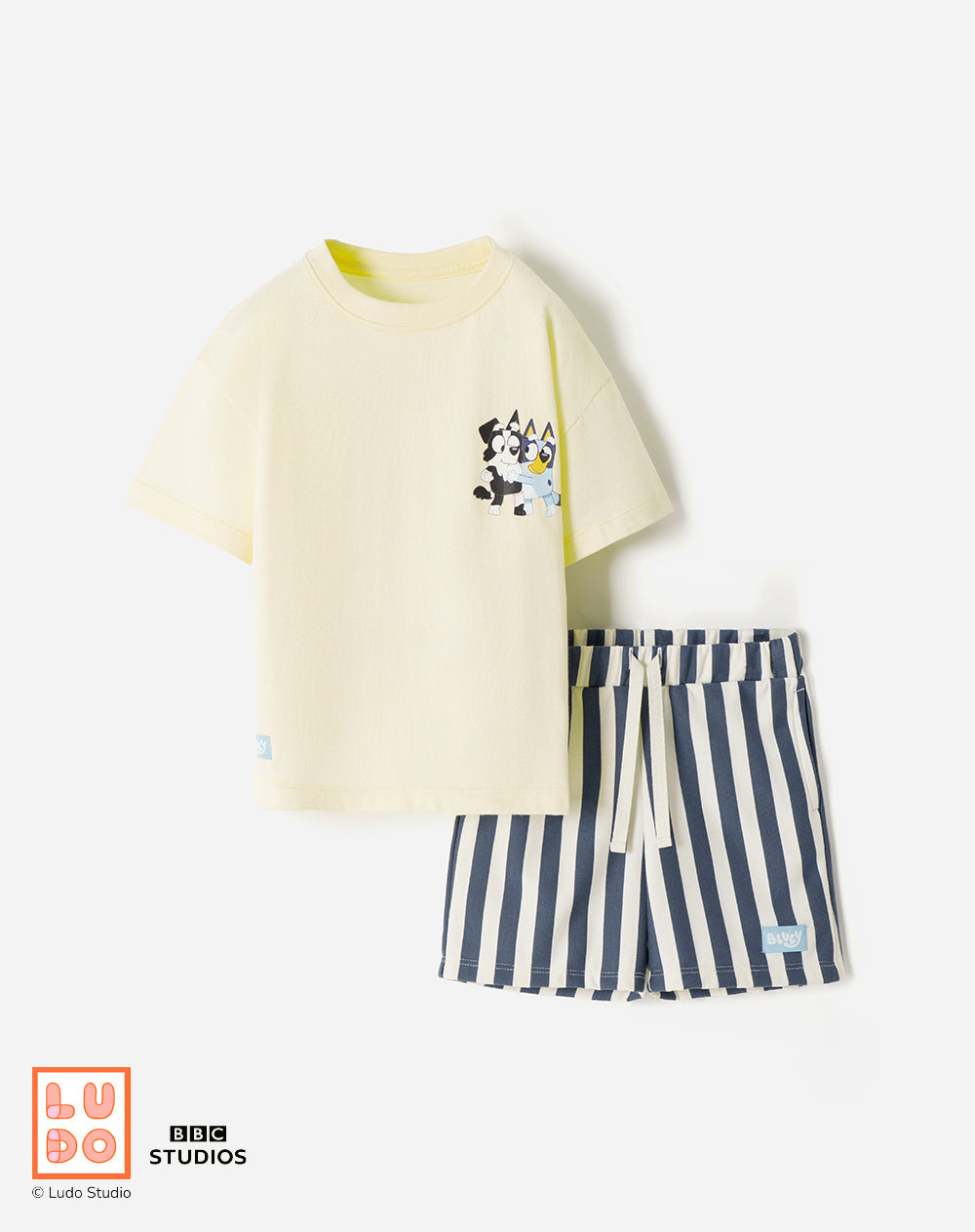 Conjunto Babyfresh Camiseta y Bermuda Bluey para Niños