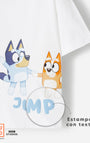 Camiseta Babyfresh Oversize Bluey para Niños
