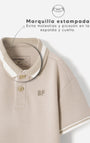 Polo Babyfresh Oversize Beige para Niños