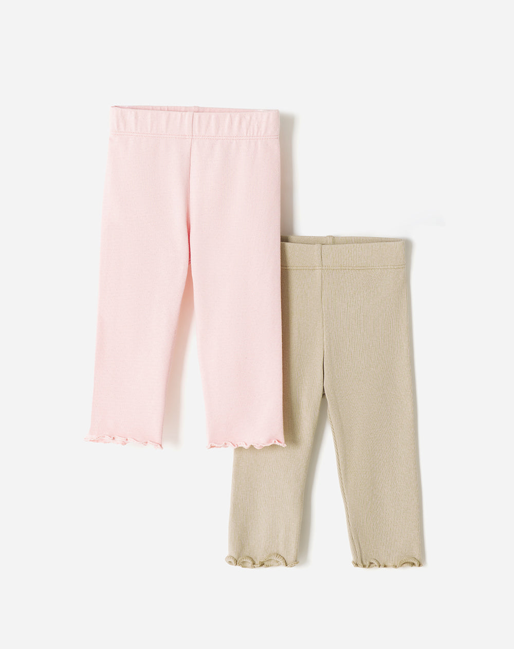 Leggings Babyfresh Pack x2 Tiro Alto Surtido para Bebé Niña