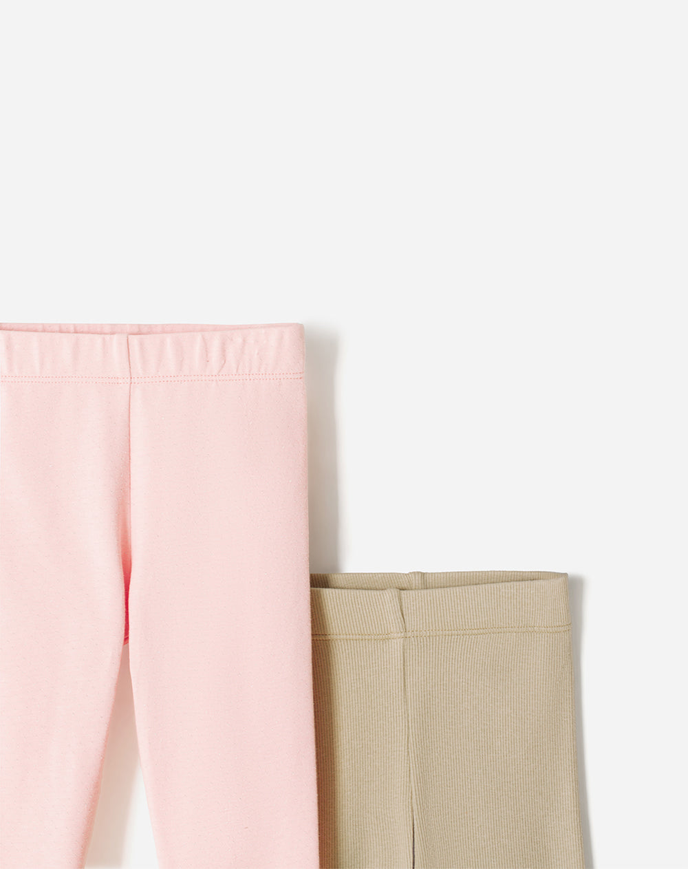 Leggings Babyfresh Pack x2 Tiro Alto Surtido para Bebé Niña
