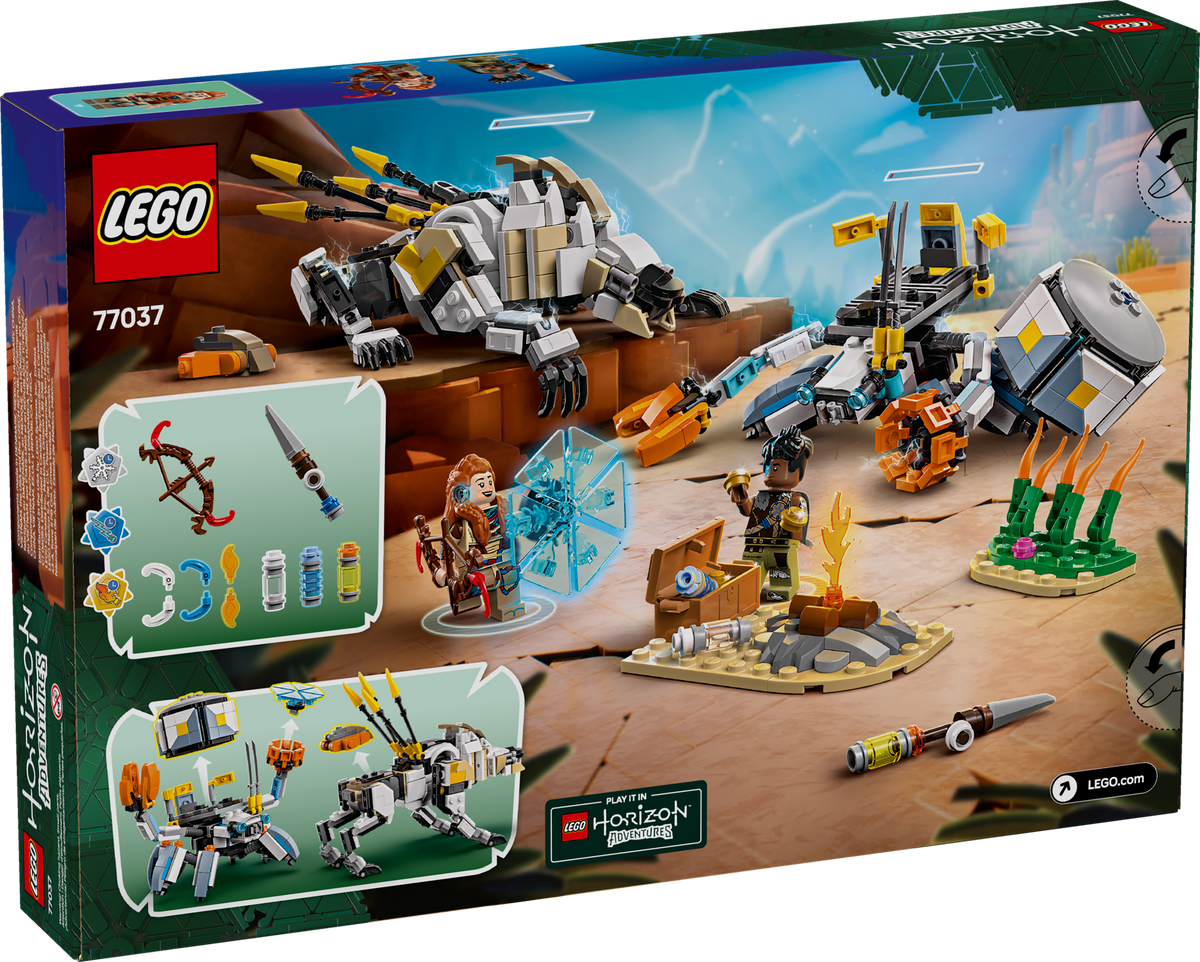 LEGO Horizon Adventures Aloy y Varl vs. Shell-Walker y Sawtooth 77037
