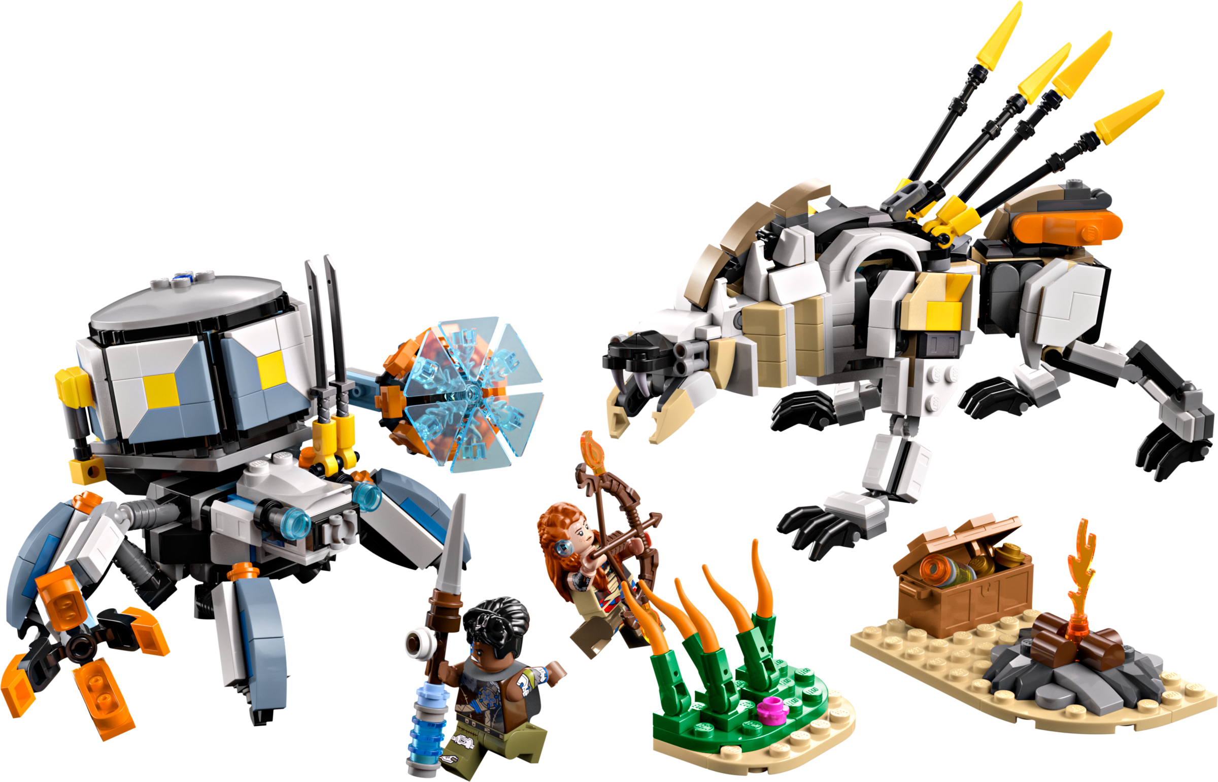 LEGO Horizon Adventures Aloy y Varl vs. Shell-Walker y Sawtooth 77037