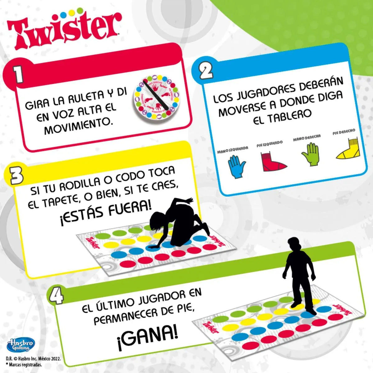 Juego de Mesa Twister - Hasbro Gaming