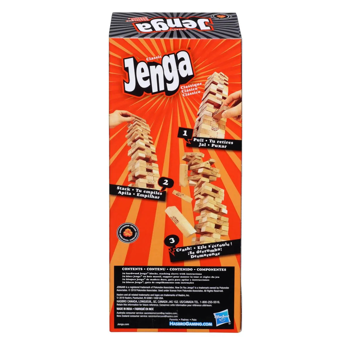 Juego de Mesa Jenga - Hasbro Gaming