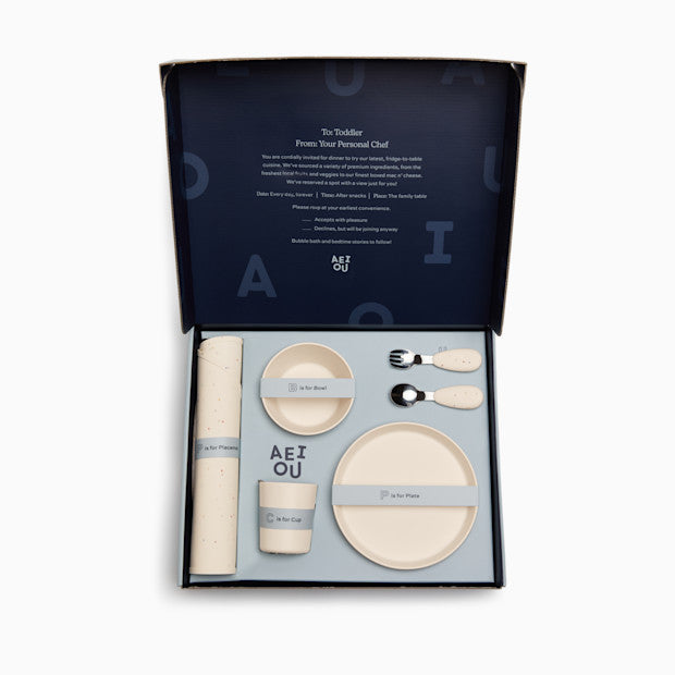 AEIOU Toddler Tableware Gift Set