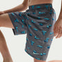 Shorts de playa o alberca con forro de ropa interior de 18 cm para niño talla grande Nike Swim Breaker – Turquesa desteñido – vista 4