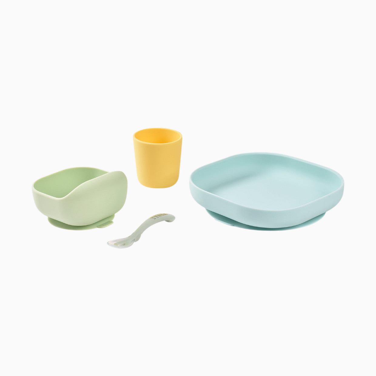 Set de Comida de Silicona con Ventosa (Pack de 4)