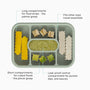 Caja de Viaje para Alimentación Autorregulada ezpz - Sage