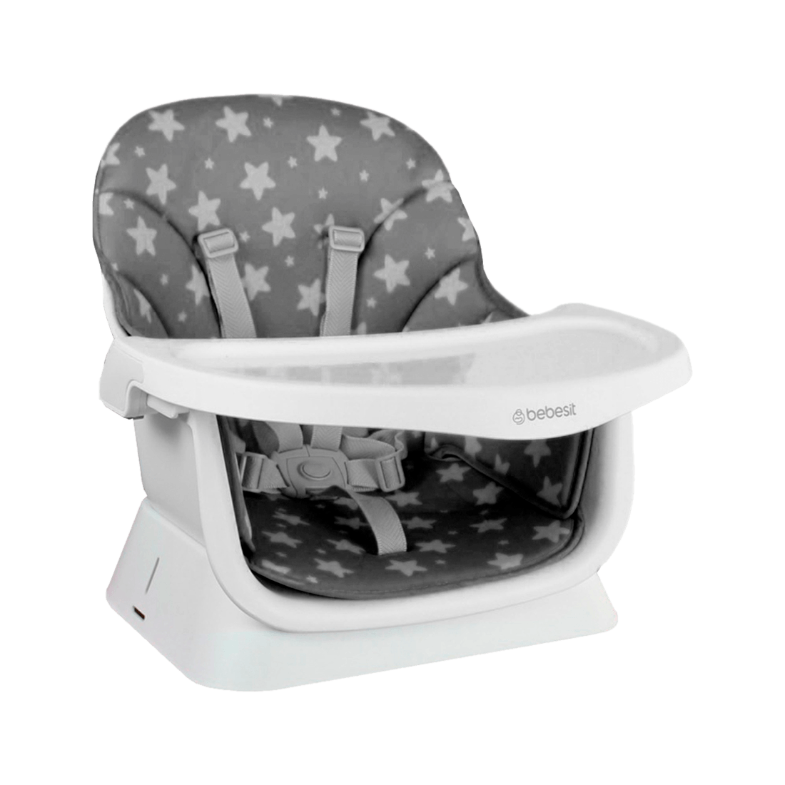 Silla Comedor para Bebé Baby Elite Dinner 5 en 1 Gris - Bebesit