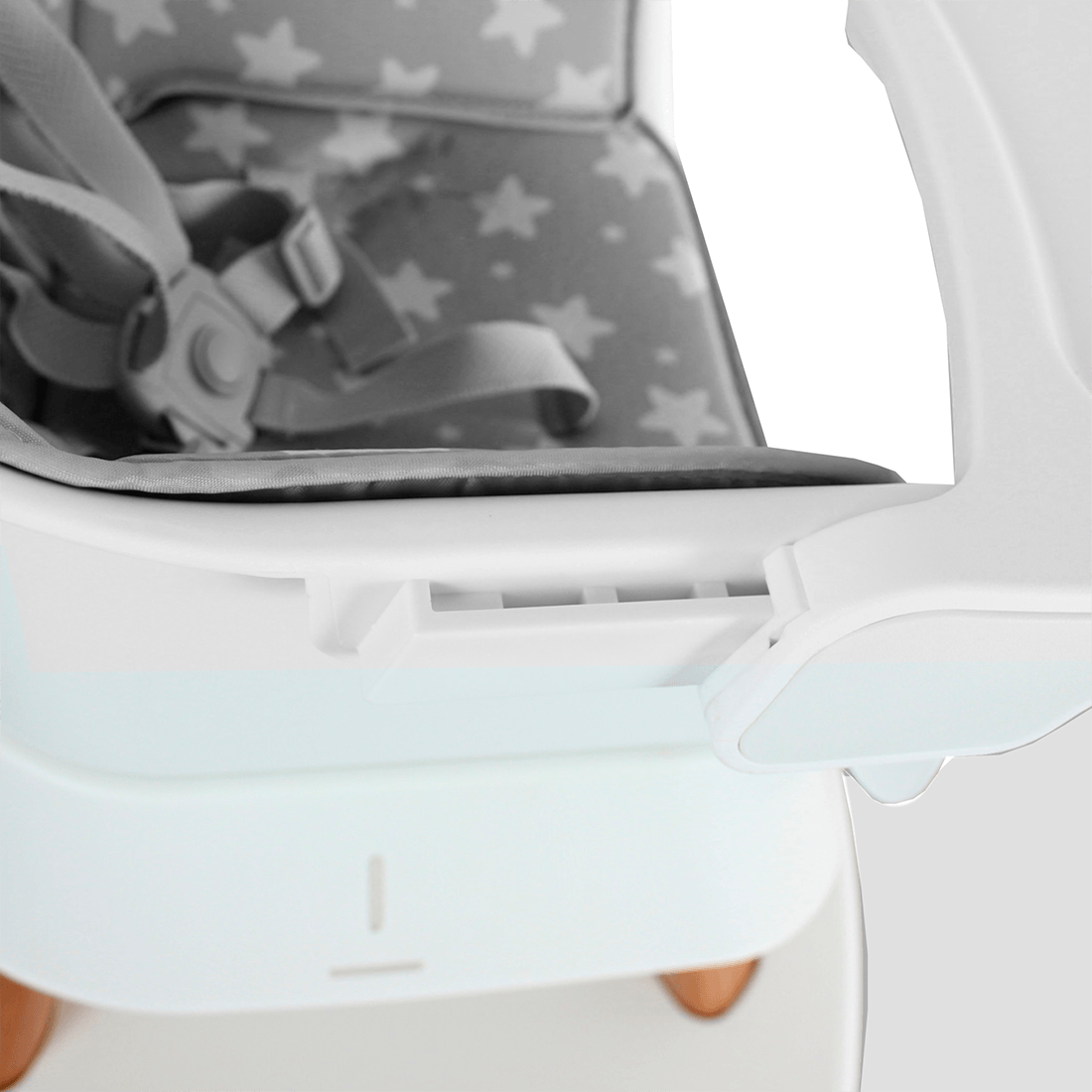 Silla Comedor para Bebé Baby Elite Dinner 5 en 1 Gris - Bebesit