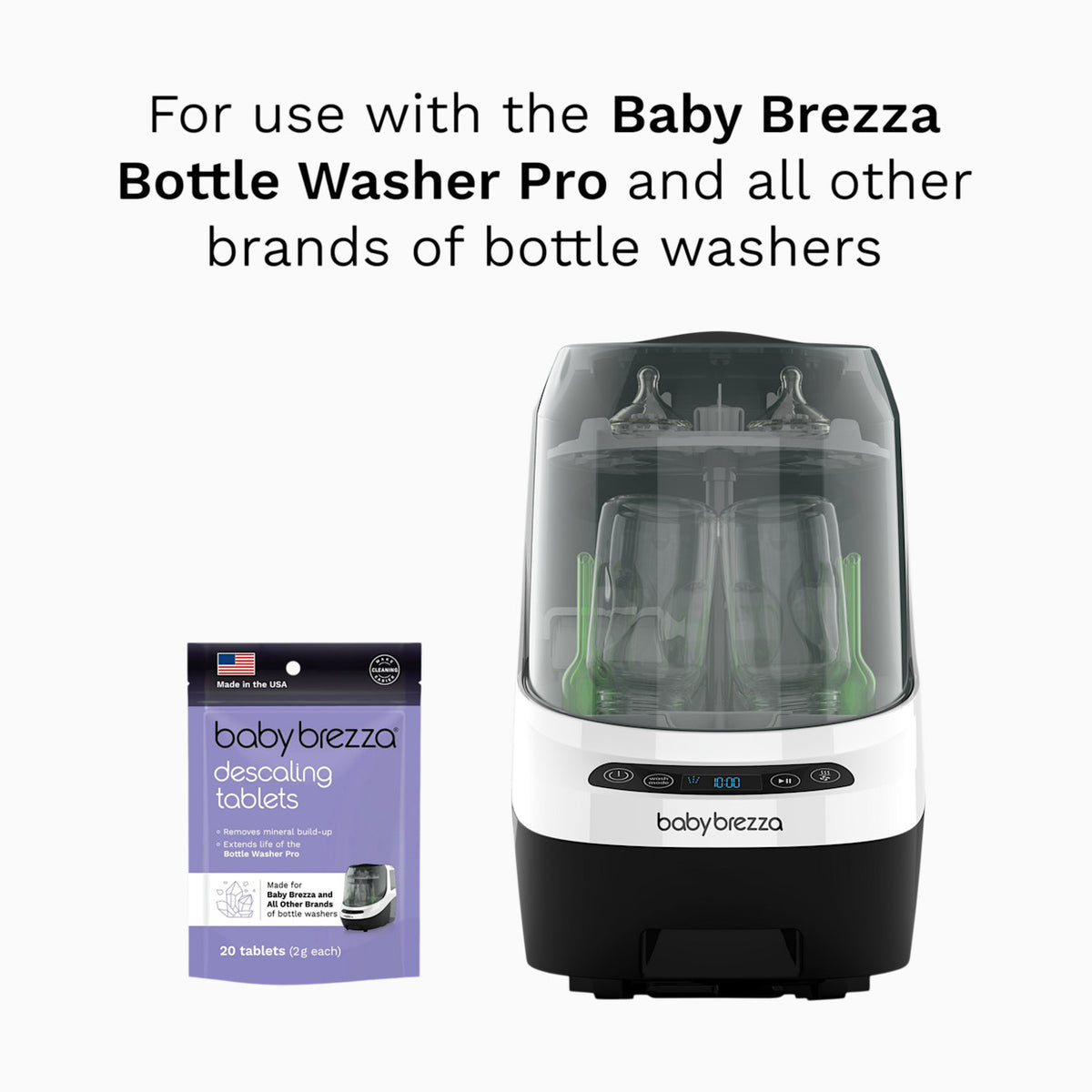 Pastillas Descalcificadoras para Bottle Washer Pro Baby Brezza
