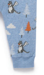 Leggings Magical Forest Purebaby Forest Jacquard para Bebé