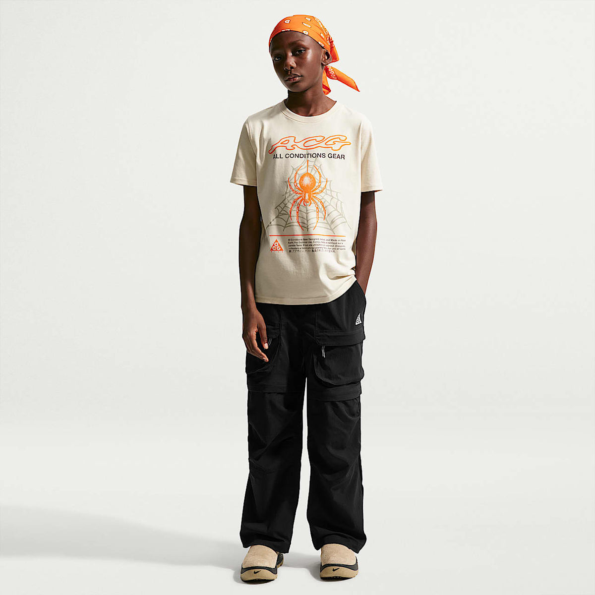 Camiseta Nike ACG Dri-FIT Spider Peak para Niño Grande