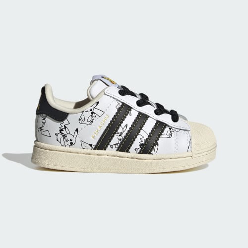 Tenis adidas Pokémon Superstar II Elastic Lace para Bebés y Niños Pequeños KJ5614
