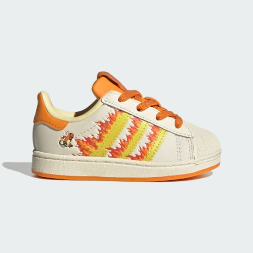 Tenis adidas Pokémon Superstar II Elastic Lace para Bebés y Niños Pequeños KJ5619