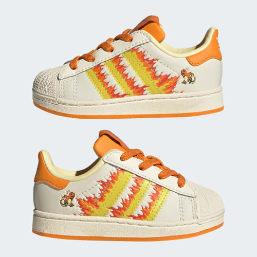 Tenis adidas Pokémon Superstar II Elastic Lace para Bebés y Niños Pequeños KJ5619