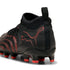 4 Colores, FUTURE 9 MATCH FG/AG Football Shoes Youth – PUMA Black-Glowing Red-Strong Gray – vista 3