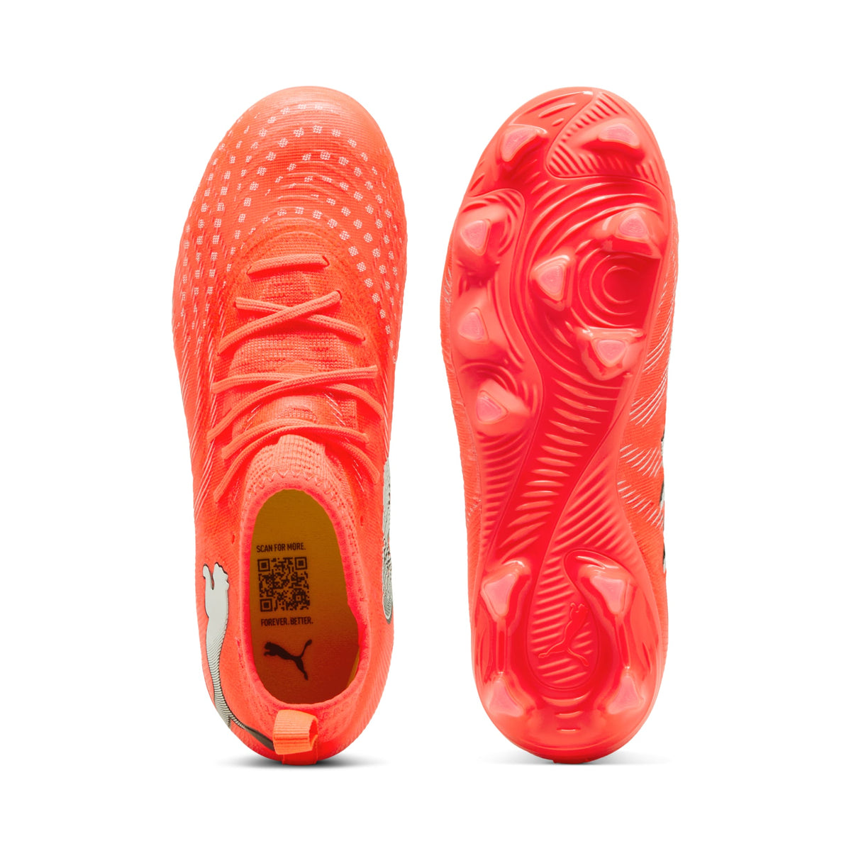 4 Colores, FUTURE 9 MATCH FG/AG Football Shoes Youth – Glowing Red-PUMA White-PUMA Black-PUMA Silver – vista 4