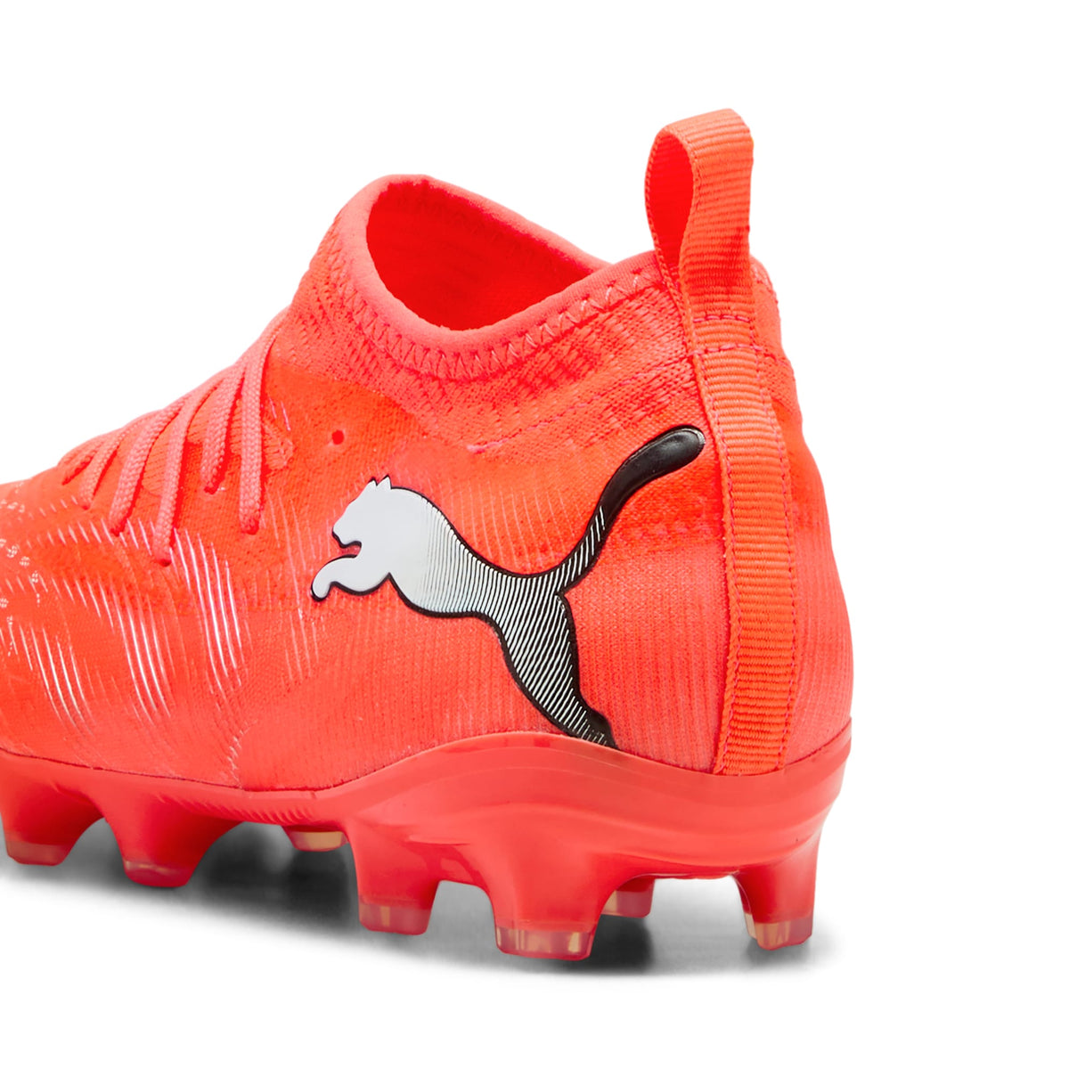 4 Colores, FUTURE 9 MATCH FG/AG Football Shoes Youth – Glowing Red-PUMA White-PUMA Black-PUMA Silver – vista 3