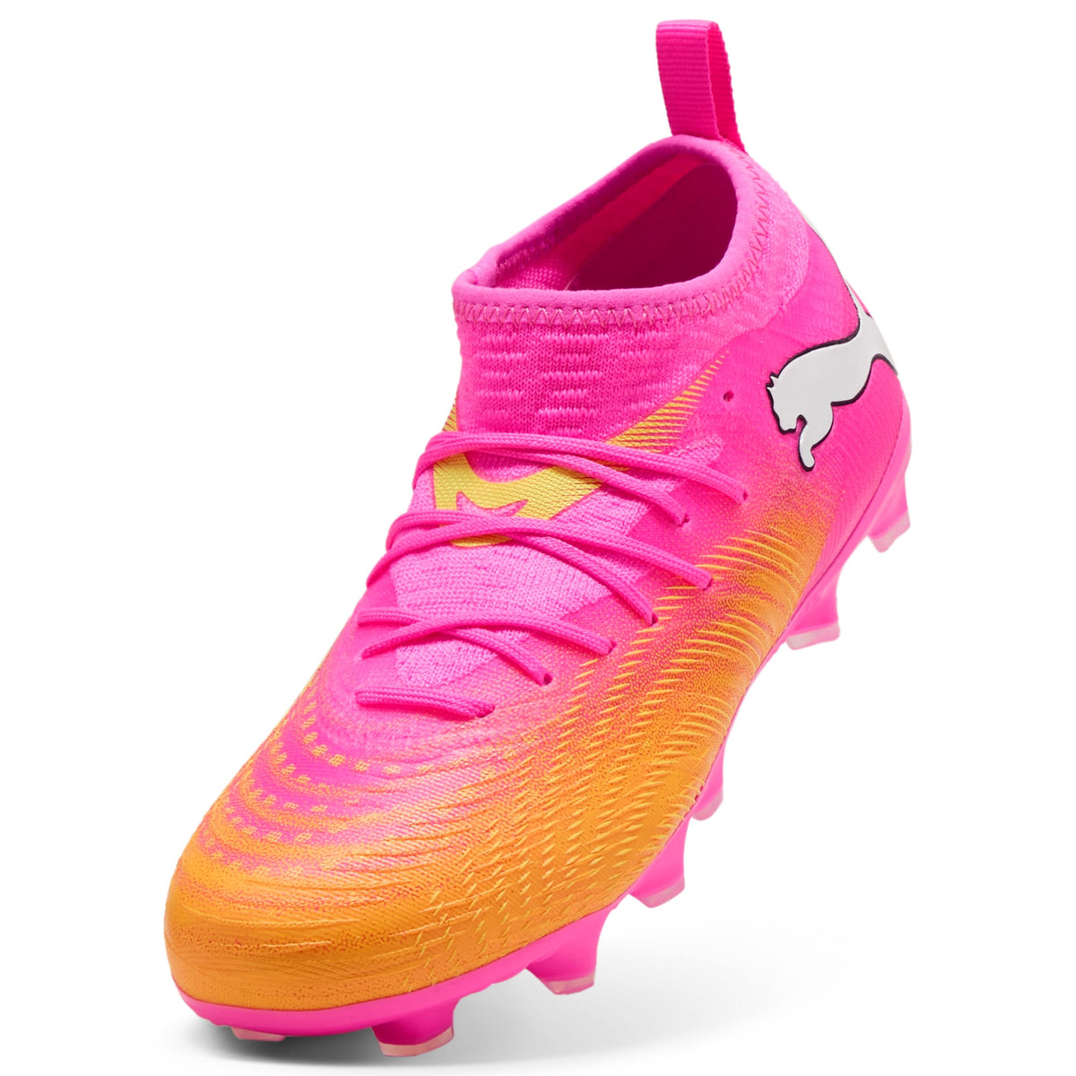 4 Colores, FUTURE 9 MATCH FG/AG Football Shoes Youth – Poison Pink-Sun Stream-Bright Aqua-PUMA White – vista 6