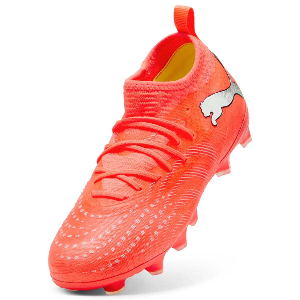 4 Colores, FUTURE 9 MATCH FG/AG Football Shoes Youth – Glowing Red-PUMA White-PUMA Black-PUMA Silver – vista 6