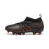 4 Colores, FUTURE 9 MATCH FG/AG Football Shoes Youth – PUMA Black-Glowing Red-Strong Gray – vista 1