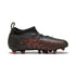 4 Colores, FUTURE 9 MATCH FG/AG Football Shoes Youth – PUMA Black-Glowing Red-Strong Gray – vista 5