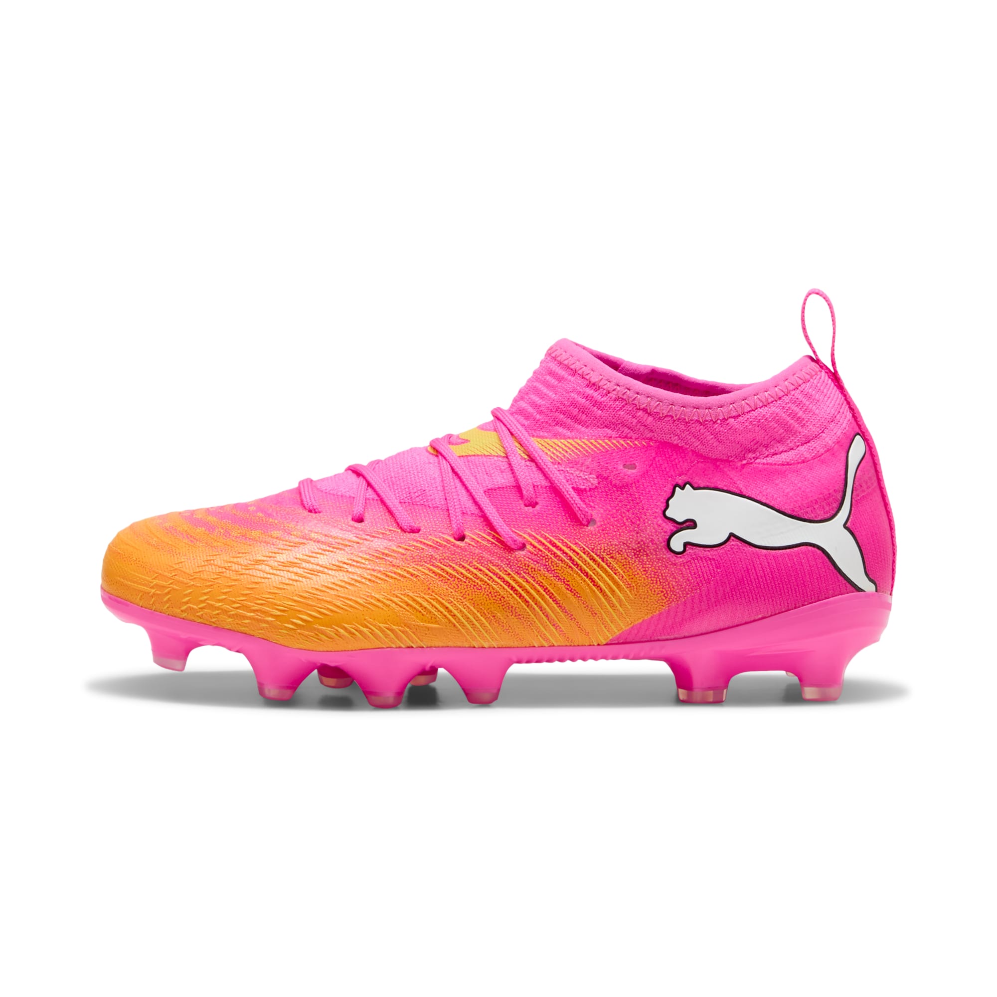 4 Colores, FUTURE 9 MATCH FG/AG Football Shoes Youth – Poison Pink-Sun Stream-Bright Aqua-PUMA White – vista 2