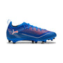 2 Colores, Tacos de futbol juveniles ULTRA 6 PRO FG/AG Jr – Ultra Blue-PUMA White-Glowing Red – vista 5
