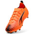 2 Colores, Tacos de futbol juveniles ULTRA 6 PRO FG/AG Jr – Heat Fire-PUMA Black-Glowing Red – vista 6