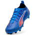 2 Colores, Tacos de futbol juveniles ULTRA 6 PRO FG/AG Jr – Ultra Blue-PUMA White-Glowing Red – vista 6