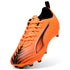 2 Colores, Tacos de fútbol ULTRA 6 PLAY FG/AG para adolescentes – Heat Fire-PUMA Black-Glowing Red – vista 6