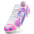 9 Colores, Tacos de futbol juveniles ULTRA CP LEGACY FG/AG – PUMA White-Poison Pink-Ultra Blue – vista 6