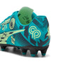 9 Colores, Tacos de futbol juveniles ULTRA CP LEGACY FG/AG – Deep Aqua-Marine Blue-Speed Green – vista 3